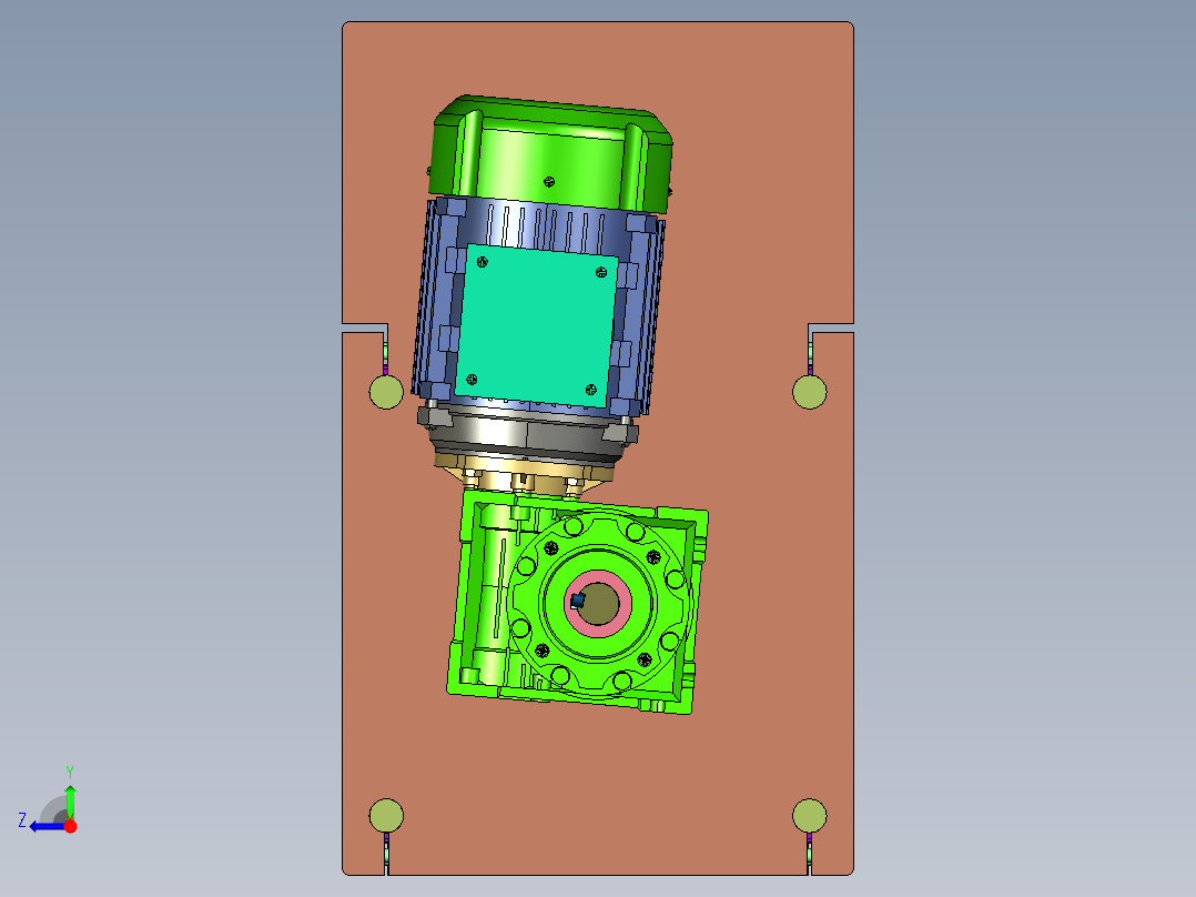 小型立式塑料硅胶注塑成型机右视图