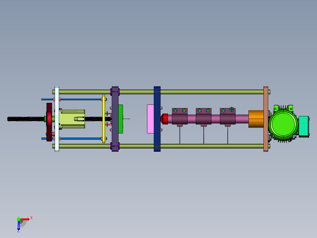 小型立式塑料硅胶注塑成型机俯视图