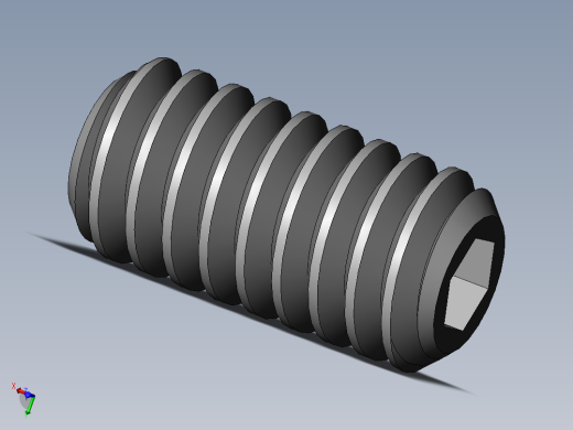 DIN 913-ISO 4026 固定螺钉-M2 L=4.SLDPRT