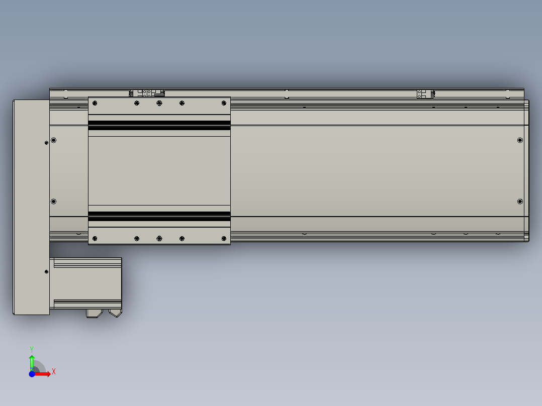 VF丝杆传动-一般环境VF22-S400-BL前视图
