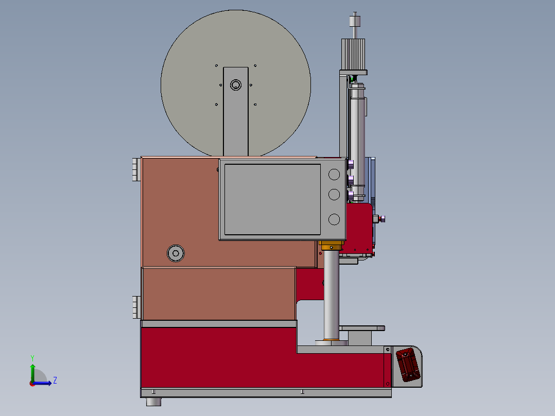 桌上型贴标机(成熟量产)左视图