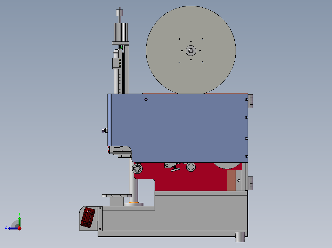 桌上型贴标机(成熟量产)右视图