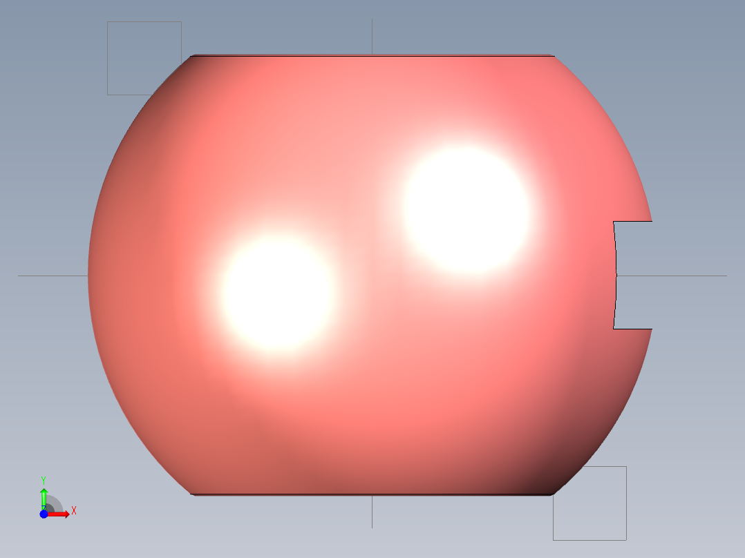 管道手动球阀-水管开关阀-手动阀门User Library-md52c150dn25_MD52DN25.BP前视图