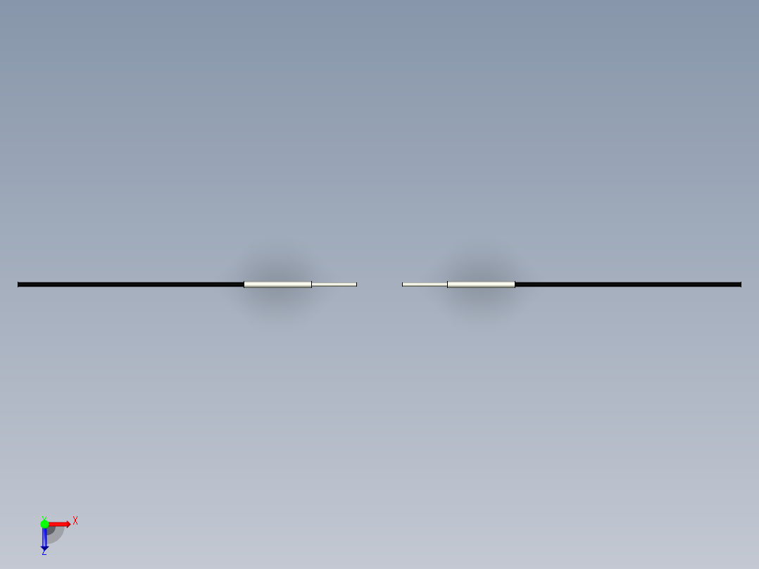 光纤元件对射型FT-1510Q-I俯视图