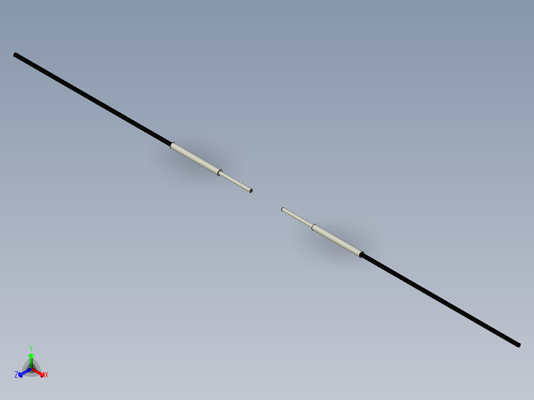 光纤元件对射型FT-1510Q-I正等轴测图