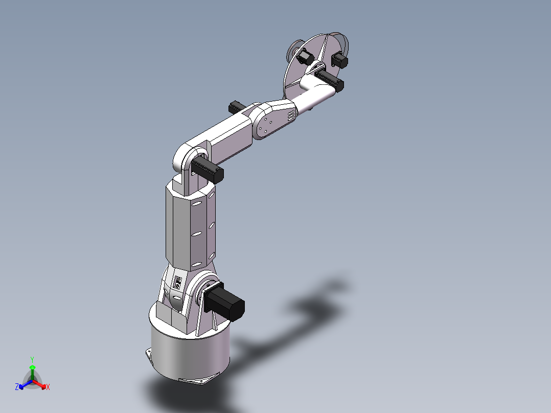 铸件打磨机械手设计含SW三维==1268484==390正等轴测图