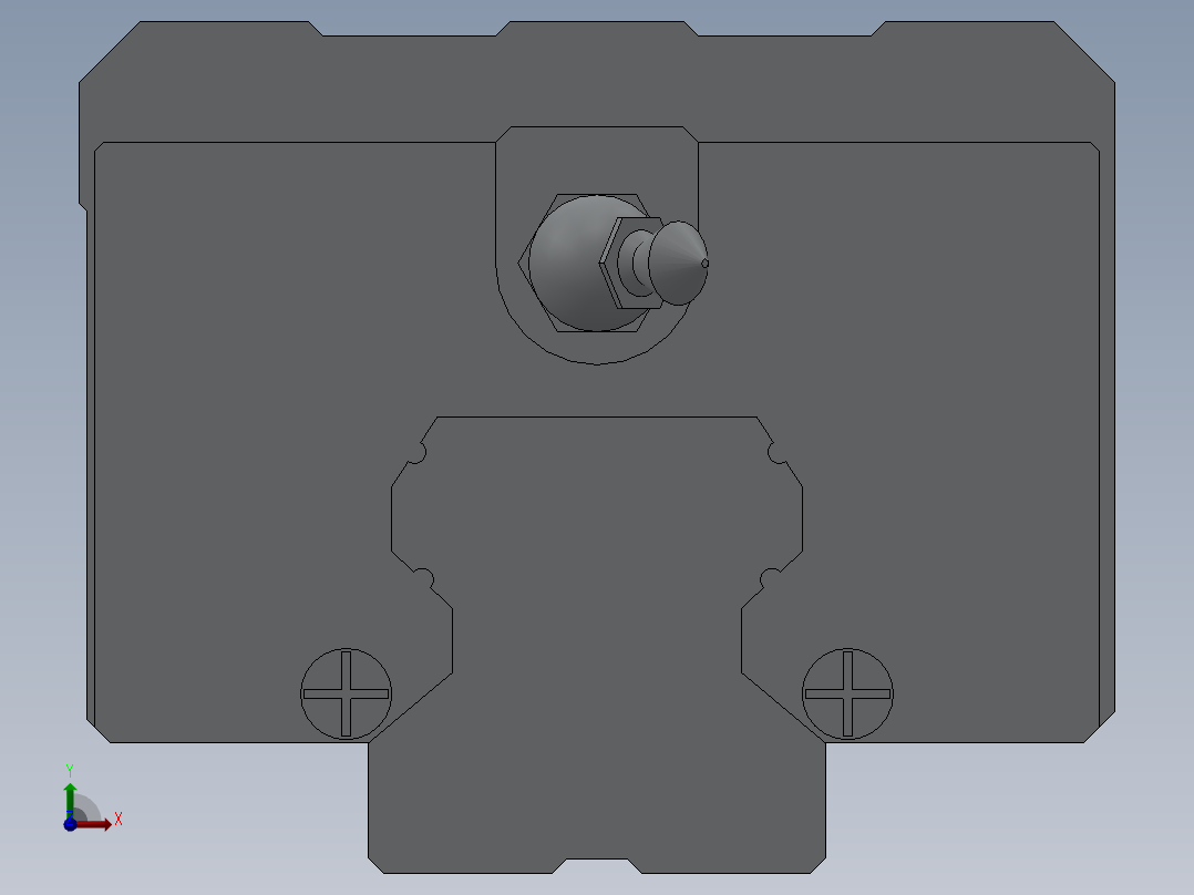 滑块HGH15CA前视图