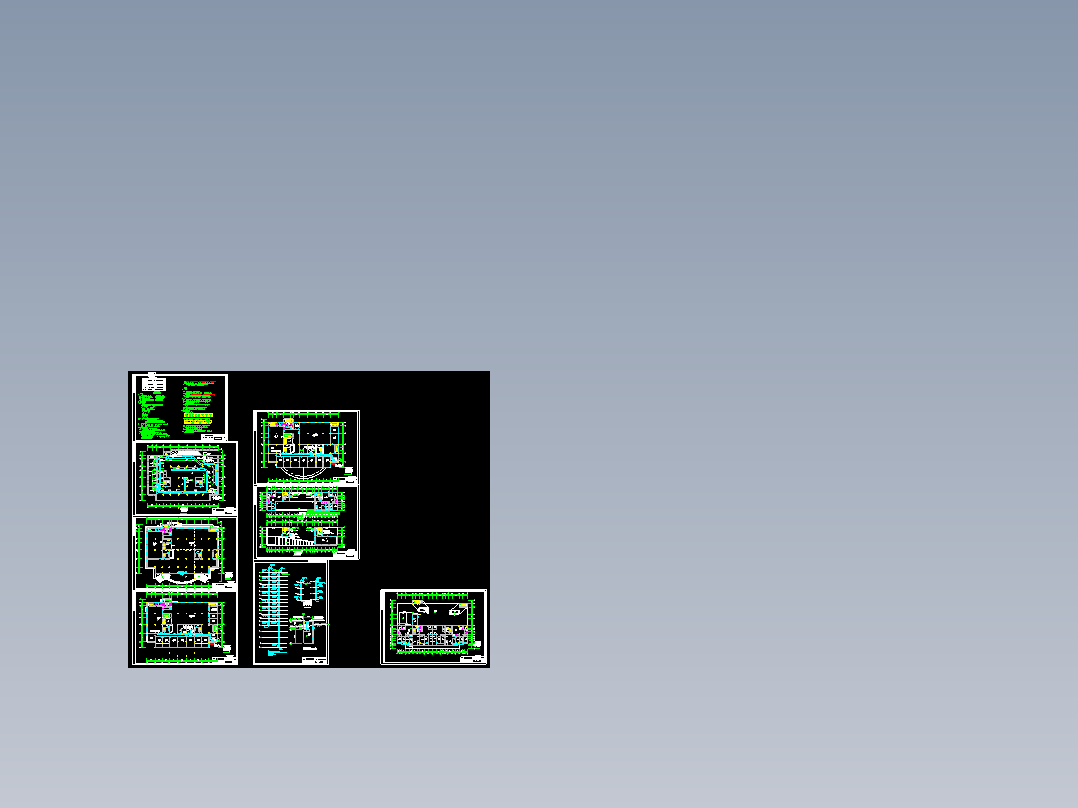 小高层通风排烟图纸