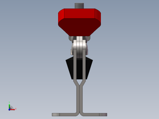 水平式快速夹具前视缩略图