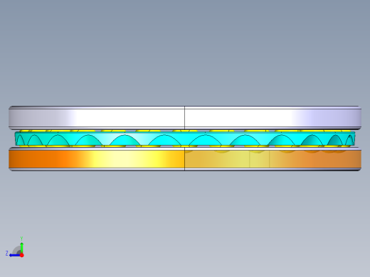 平面推力球轴承51118右视缩略图