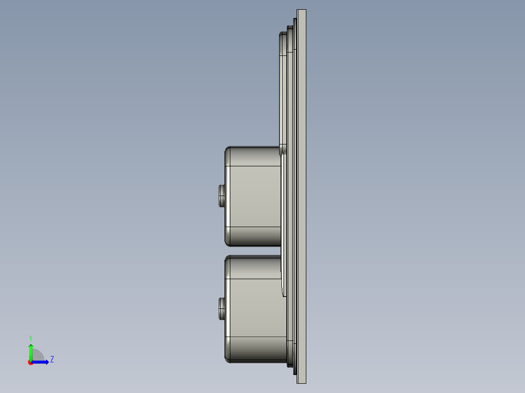 水槽、不锈钢水槽(153)左视图