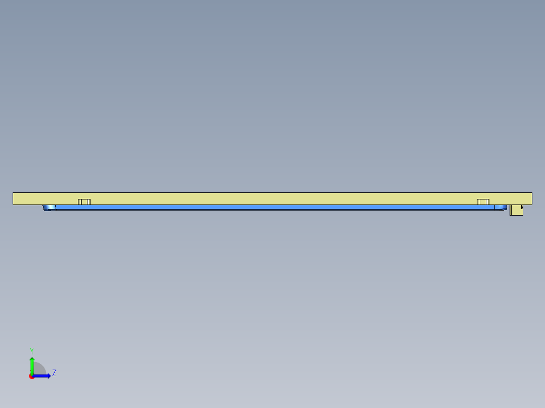 ZAZ00-A-笔记本CNC工装夹具三维模型CNC3-2014-07-024左视图