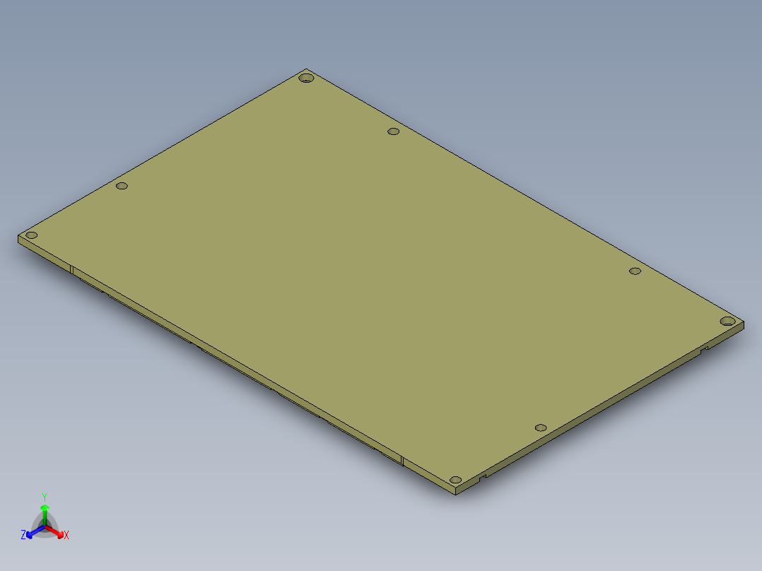 ZAZ00-A-笔记本CNC工装夹具三维模型CNC3-2014-07-024正等轴测图