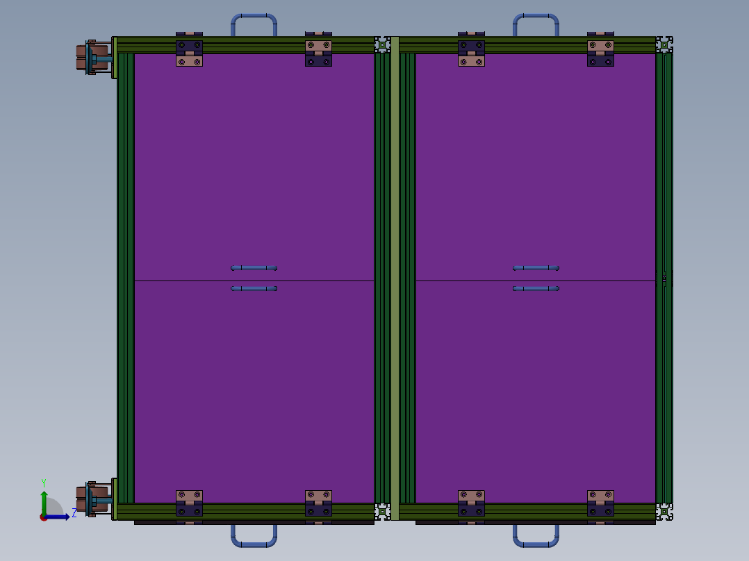 ELEQ非标自动化组装设备sw16左视图