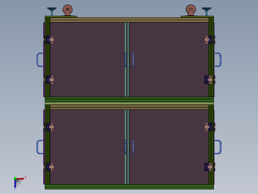 ELEQ非标自动化组装设备sw16俯视图