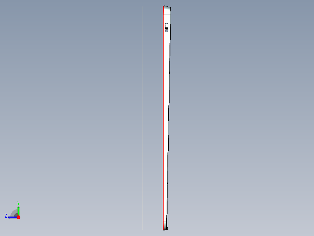 小尺寸键盘铣高光C角程序模型右视图