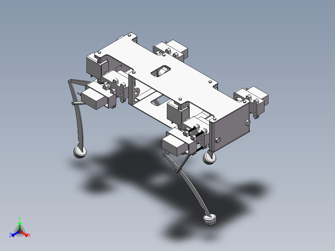 机械狗正等轴测图