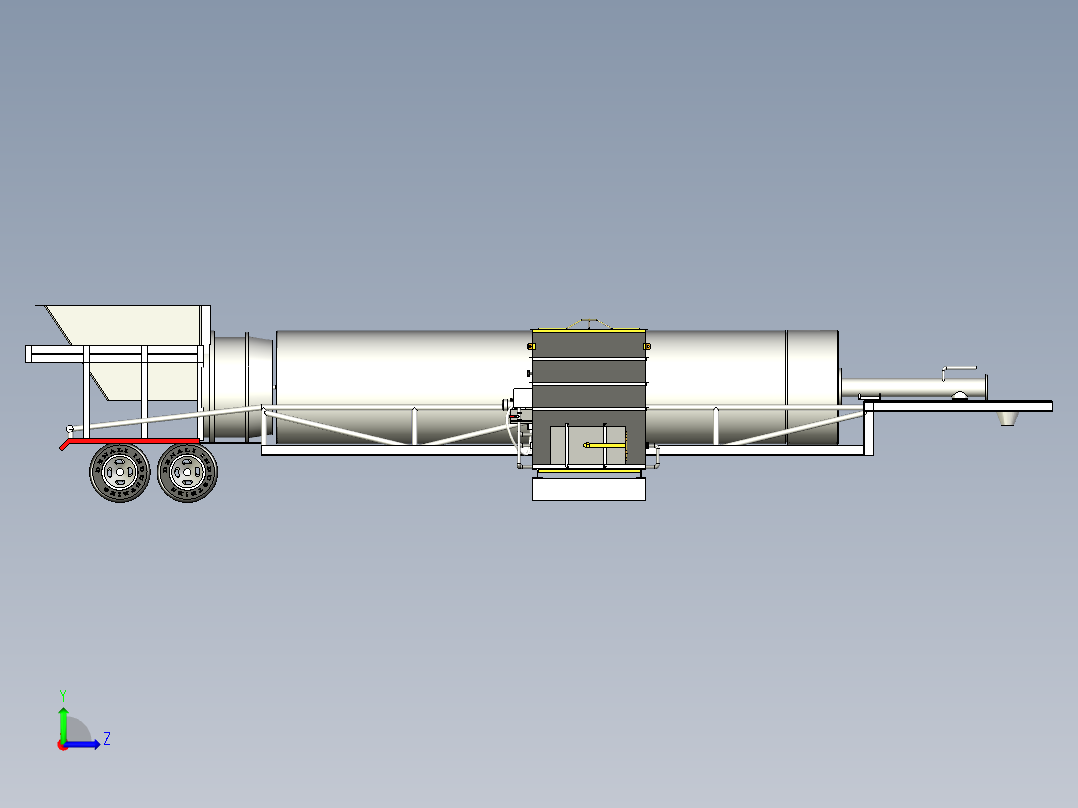 B3003426-生物燃烧器左视图