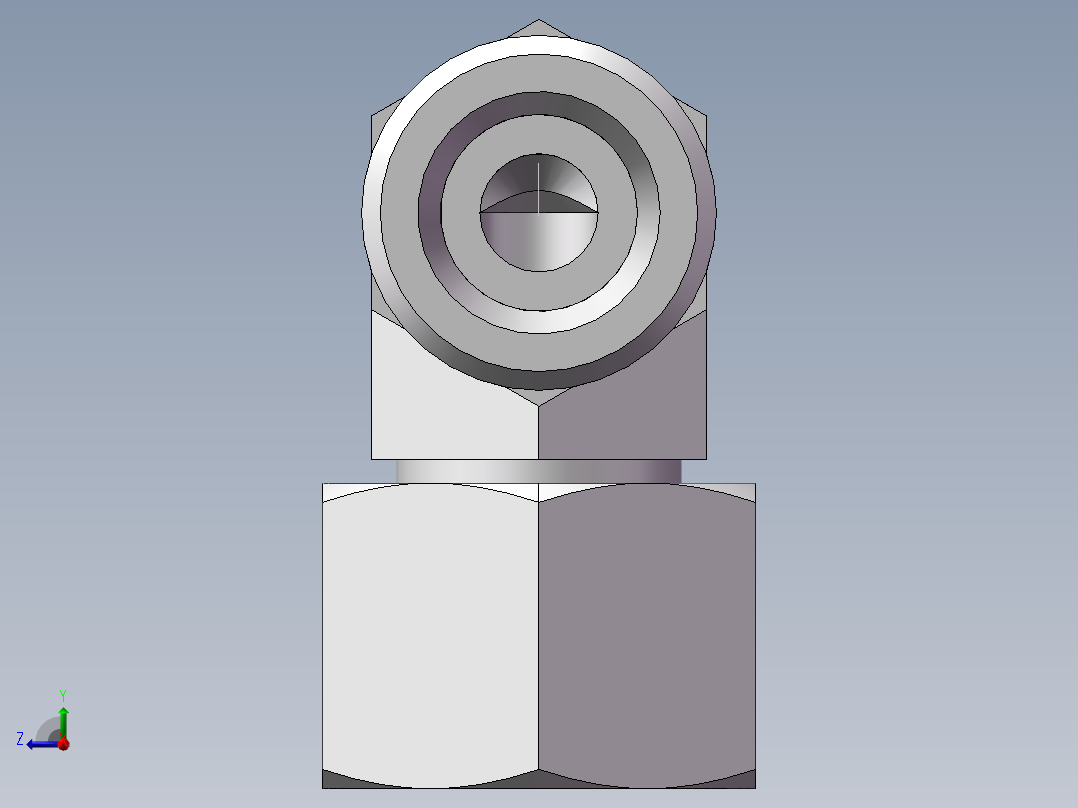 直角组合接头、2D9-18右视图