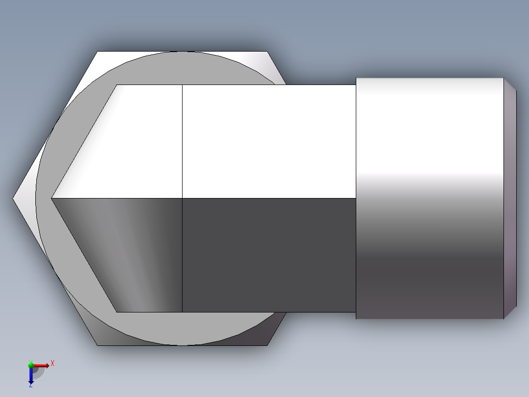 直角组合接头、2D9-18俯视图
