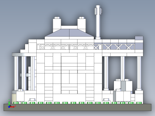 B2004421-乐高积木白宫前视缩略图
