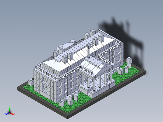 B2004421-乐高积木白宫正等轴测缩略图