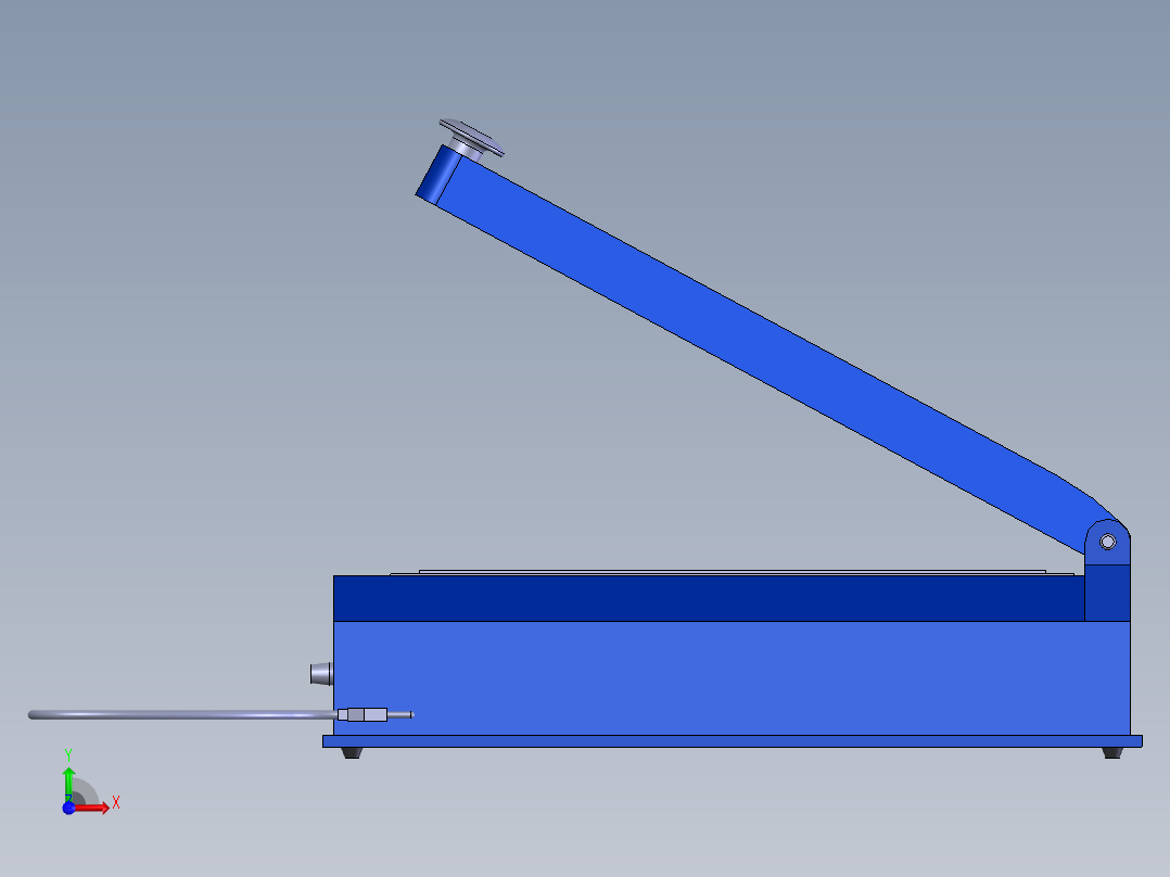 脉冲热封机前视图