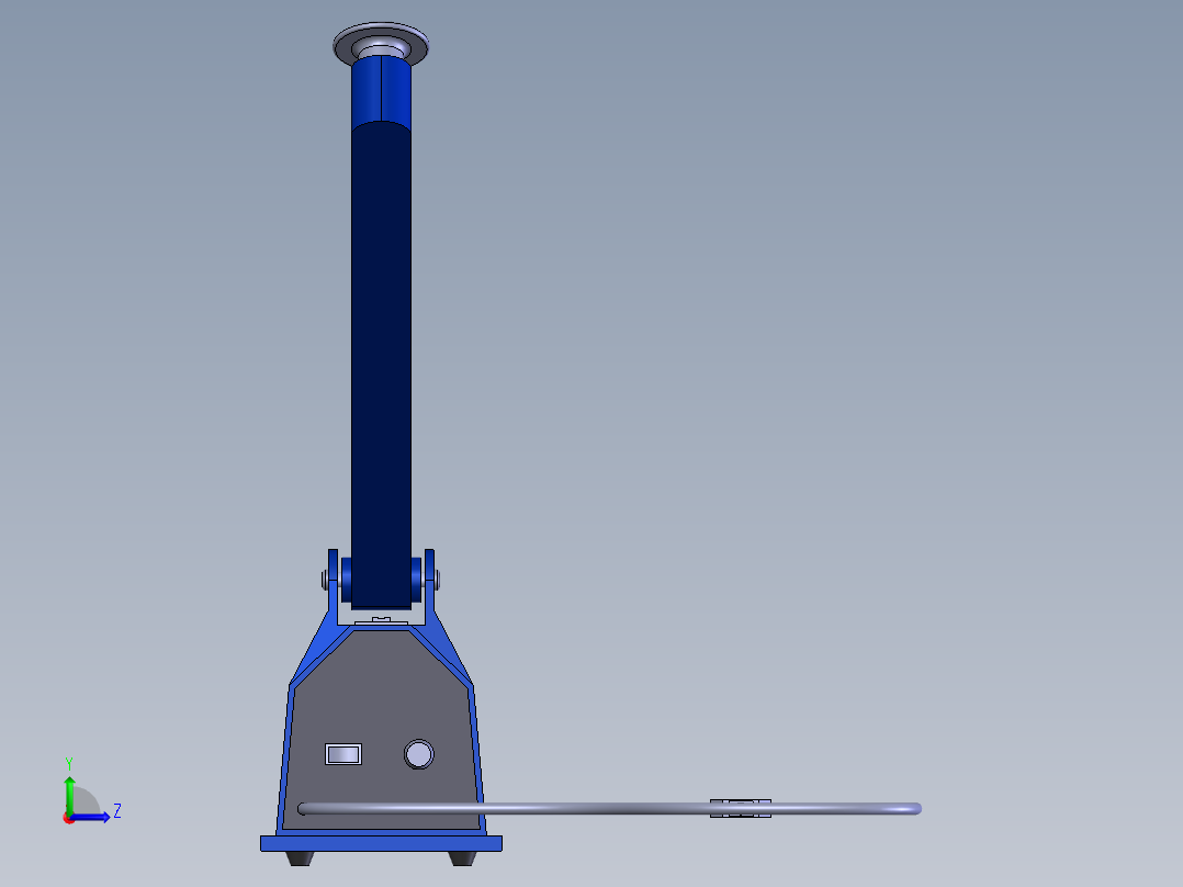 脉冲热封机左视图