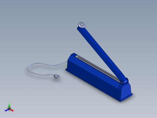 脉冲热封机正等轴测缩略图