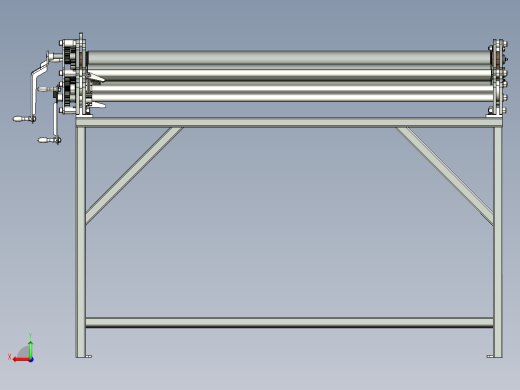 B2004771-手动驱动钣金卷圆机后视缩略图
