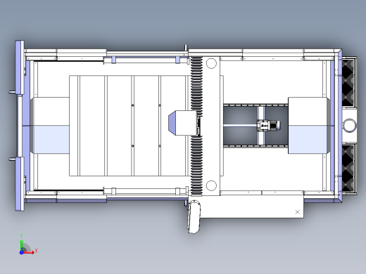 半封闭雕铣机前视缩略图