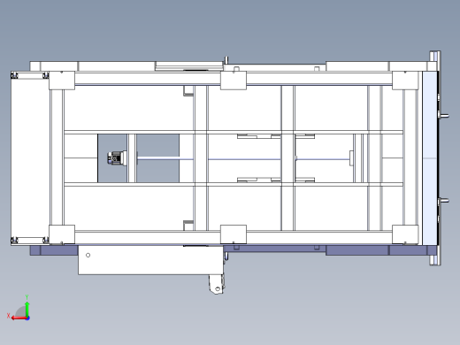 半封闭雕铣机后视缩略图
