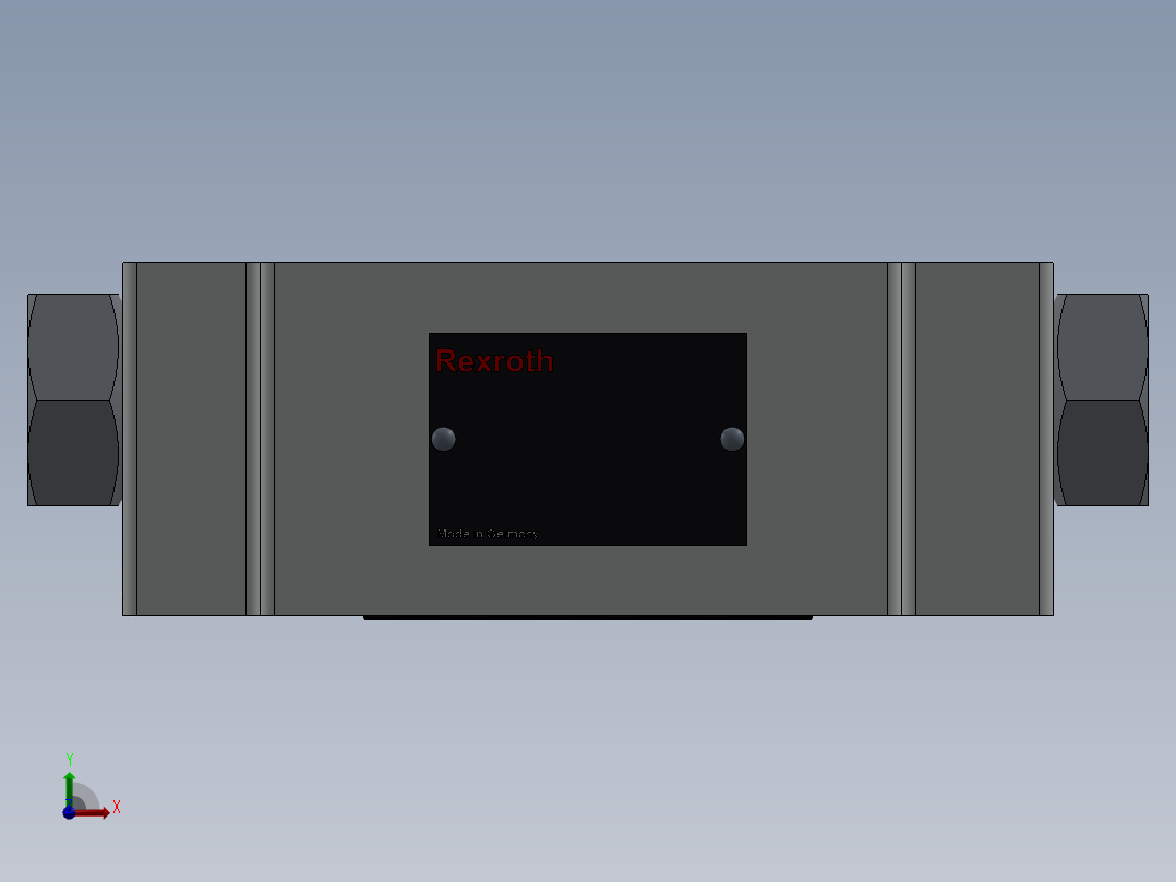 Z2S10 叠加式双向液压锁 J前视图