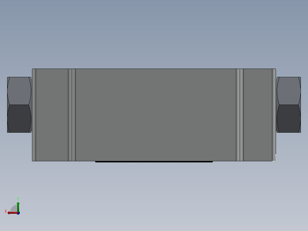 Z2S10 叠加式双向液压锁 J后视图