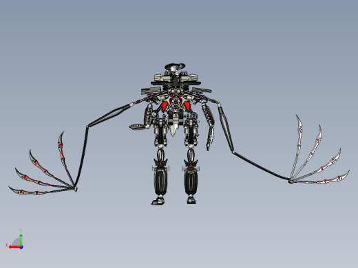 高科技天使机器人后视缩略图