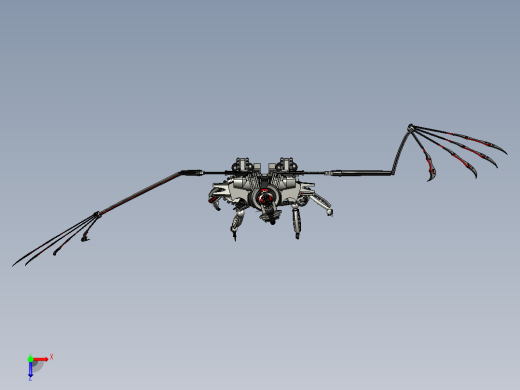 高科技天使机器人俯视缩略图