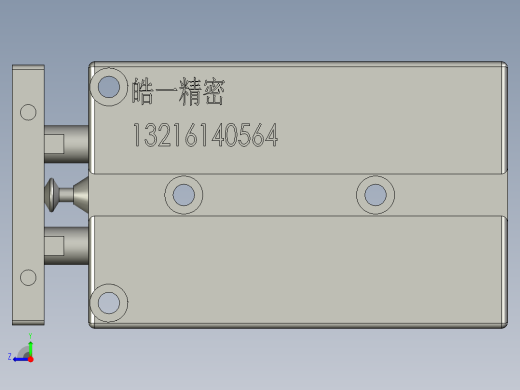 TN系列双轴气缸TN-10X20-S右视缩略图