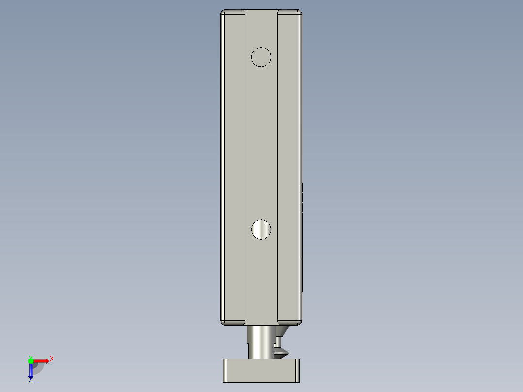 TN系列双轴气缸TN-10X20-S俯视图