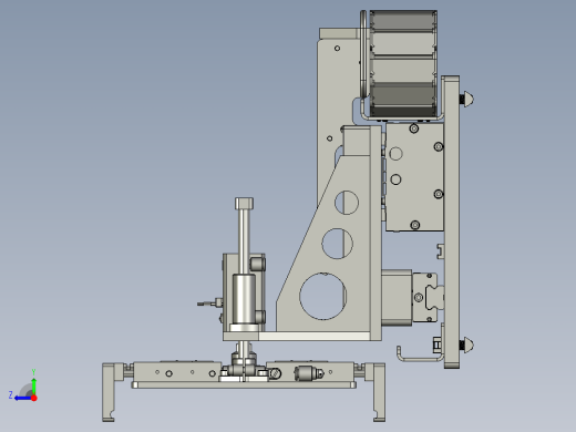 工件气动抓取装置右视缩略图