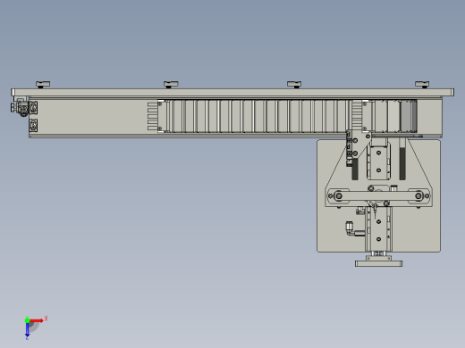 工件气动抓取装置俯视缩略图