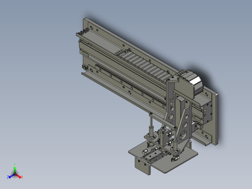 工件气动抓取装置正等轴测缩略图