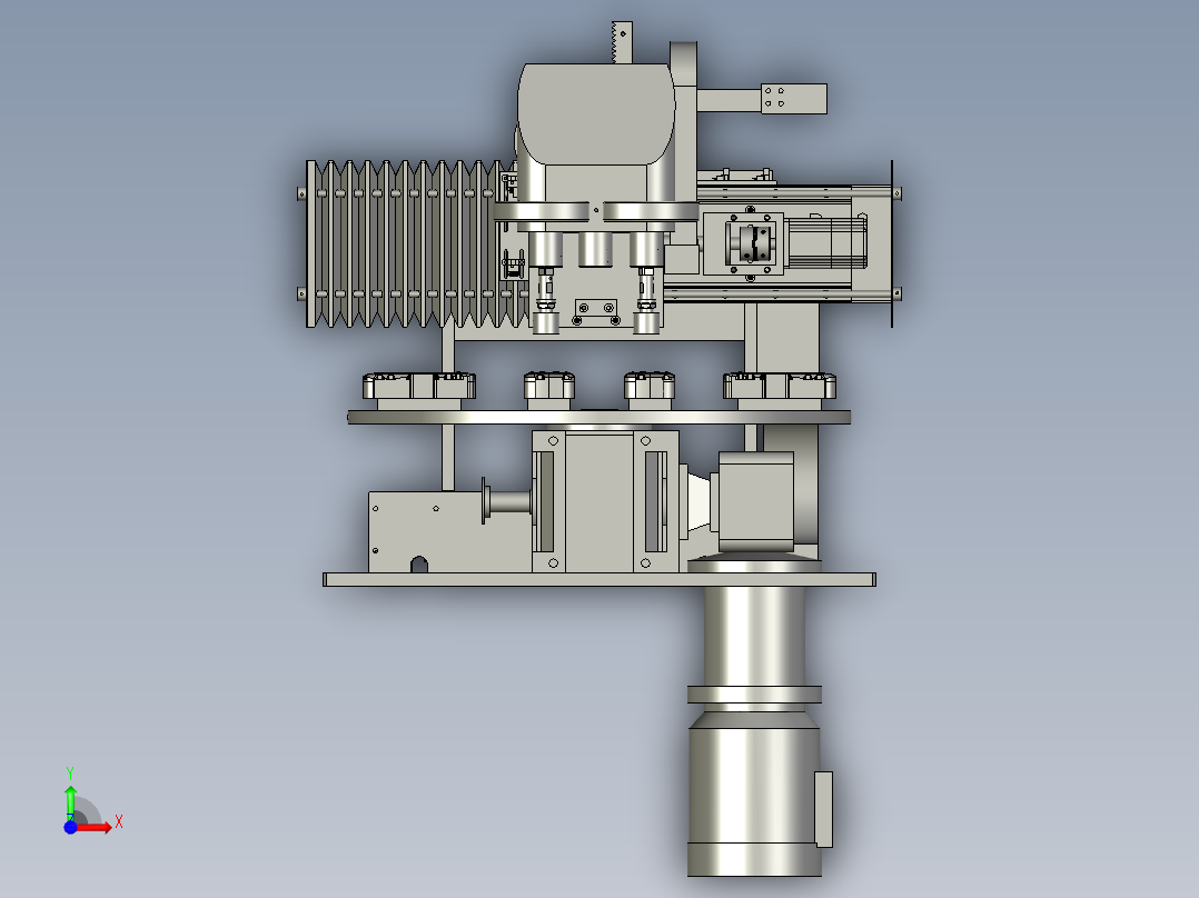 工作台组合前视图