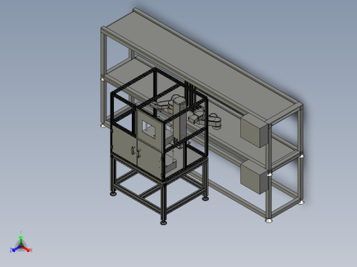 装配线自动扫码系统正等轴测缩略图