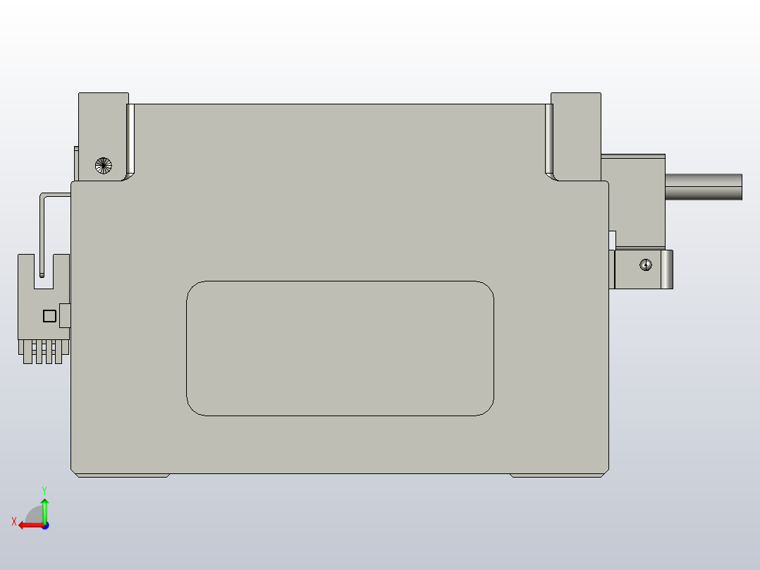 直驱直线电机轴TPA-LNP3-140-55C4-1-L2400-3-C-10-N3后视图