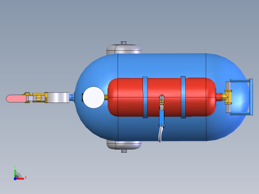 空气储存罐前视缩略图