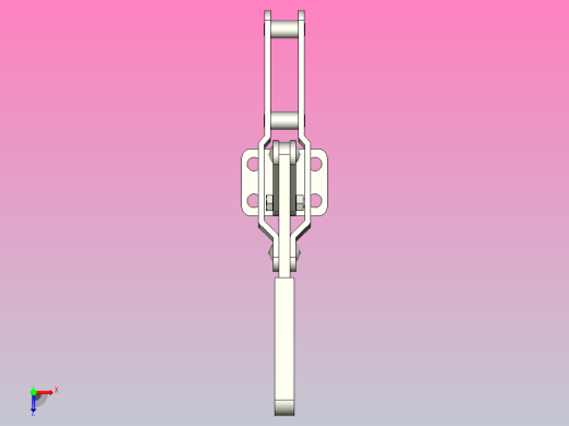 水平拉紧系列门闩式快速夹钳[QC-43101]俯视缩略图