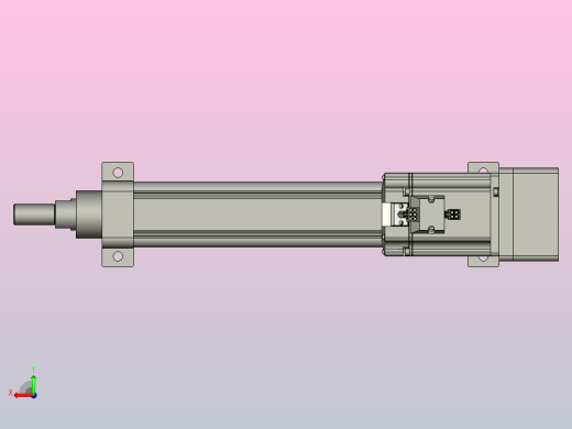 RKD50-200-P-LB-75-B3折返电动缸后视缩略图