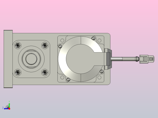 RKD50-200-P-LB-75-B3折返电动缸右视缩略图