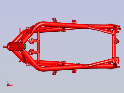 摩托车架前视缩略图