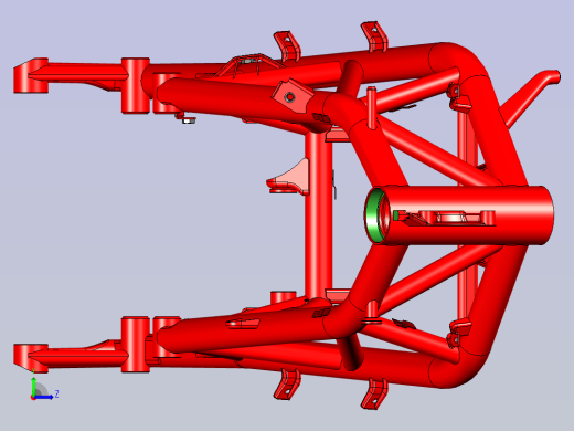 摩托车架左视缩略图
